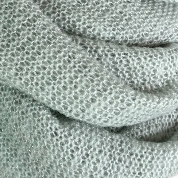 Anthropologie Pins and Needles Infinity Scarf Grey Green NWT - Picture 5 of 9